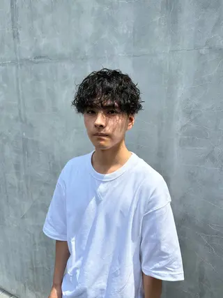 ショート パーマ メンズ 倉持誠也 ショートスタイル特化のヘアスタイル
