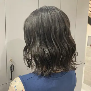ミディアム 村山 豪歩のヘアスタイル