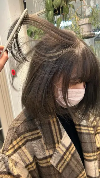 カラー じゅわっと暖色カラー 🍊Moemiのヘアスタイル
