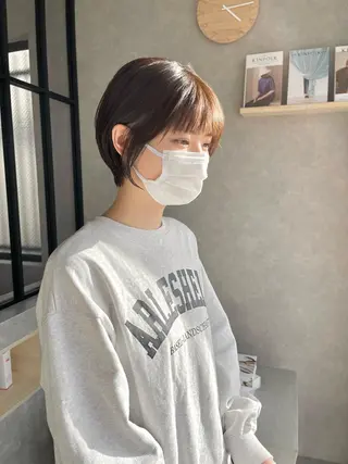 ショート カラー 一ノ瀬 暁のヘアスタイル