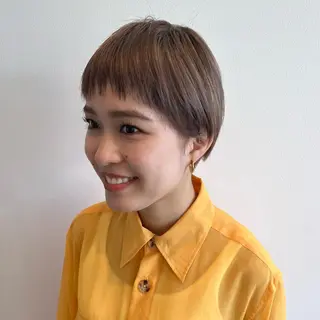 ショート カラー HOM chisaのヘアスタイル