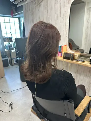 セミロング カラー 鈴木 悠平のヘアスタイル