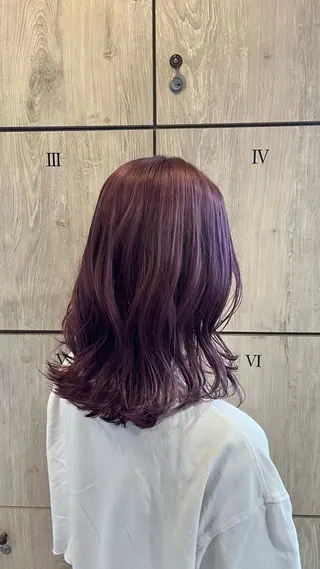 ミディアム カラー 柔らかいcolor ￤韓国￤🩰マユ🩰のヘアスタイル