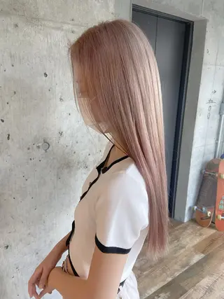 ロング カラー ヘアアレンジ ❤️カラー得意 🧡松浦睦樹❤️のヘアスタイル