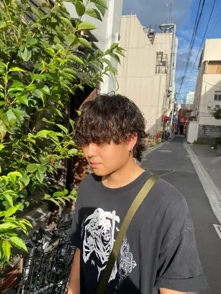 ショート パーマ メンズ 片桐侑哉／メンズ専門 /立石/ショートのヘアスタイル