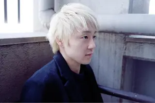 ショート ミディアム カラー メンズ クセ毛お悩みの方 四宮桂佑のヘアスタイル