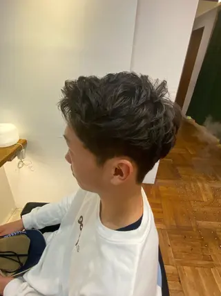 メンズ 🌷レイヤー縮毛/ 艶カラー/ami🌷のヘアスタイル