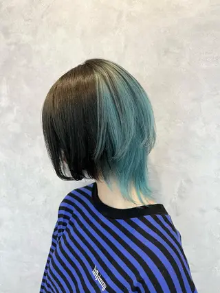 カラー SALOWIN栄 高須大貴のヘアスタイル