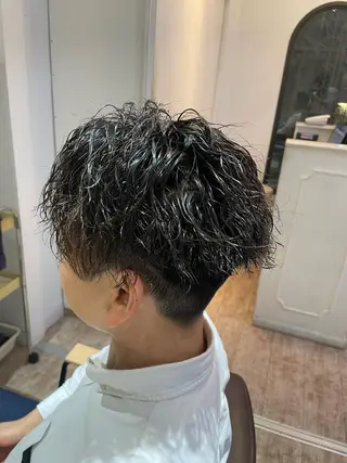 パーマ メンズ 杉山 蒼汰のヘアスタイル