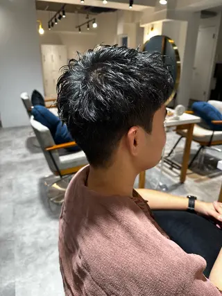 メンズ 池田 玖留美のヘアスタイル