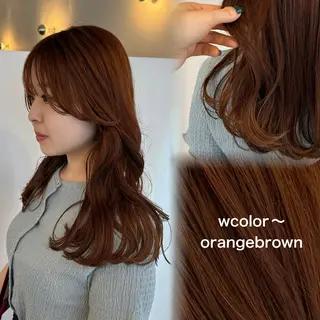 ロング カラー yard.長田 唯のヘアスタイル