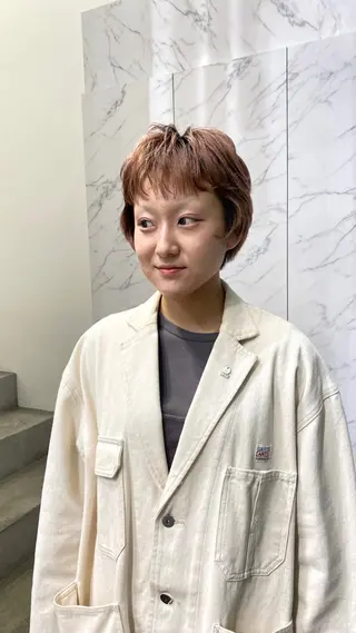 ショート マツザキ マナトのヘアスタイル