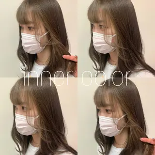 ロング 小澤 志穂のヘアスタイル