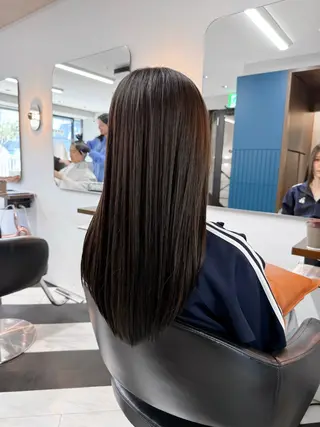 ロング パーマ 清川 泰斗のヘアスタイル