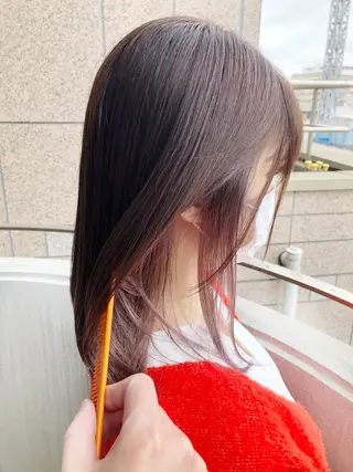 ミディアム カラーアンドケアリタ kitamuuuのヘアスタイル