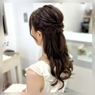 ヘアアレンジ 似合わせヘアメイク 💐オダギリチアキのヘアスタイル