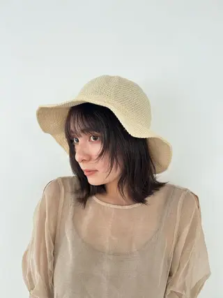 ミディアム ヘアアレンジ 井上 ほのかのヘアスタイル