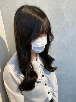 ロング 【艶髪×韓国風】 毛流れ職人 RYOのヘアスタイル