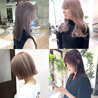 ロング カラー ササキカズマ〻透明感 〻色落ち〻赤み消しのヘアスタイル