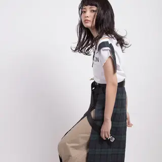 ロング カラー 池田 真由美のヘアスタイル
