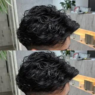 ショート メンズ メンズパーマ/ショ ートカット/福井悟朗のヘアスタイル