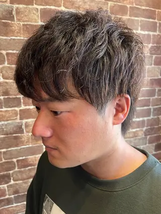 ショート カラー メンズ 久木原 ゆりのヘアスタイル