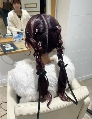 ロング ヘアアレンジ モデル募集 セイノチヒロのヘアスタイル