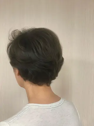 ショート パーマ 木下 広太のヘアスタイル