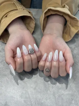 ネイル Miimo💅🏻 ほのか‪ ·͜·♡‬のネイルデザイン
