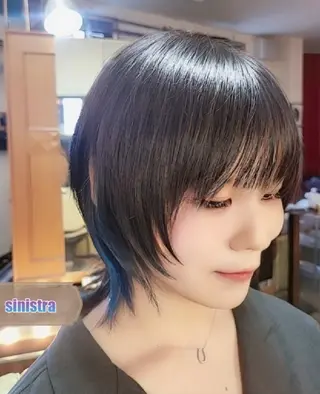 ショート カラー 足利市・原宿・表参道 シニストラのヘアスタイル