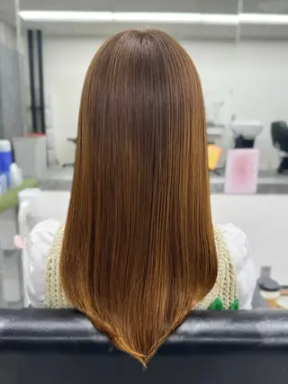 セミロング 髪質改善メニュー 長井 美佐子のヘアスタイル