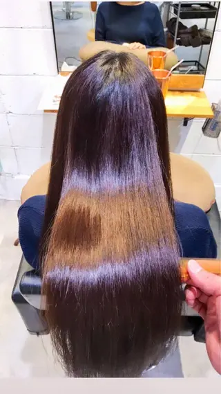 ロング 岩尾 志保のヘアスタイル