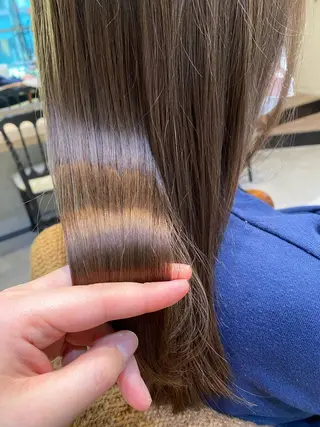 ロング カラー 新宿 / Aujua ｿﾑﾘｴ🫧森田涼介のヘアスタイル