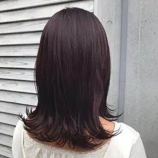 ミディアム カラー 🪭risa 暖色/レイヤー🪭のヘアスタイル