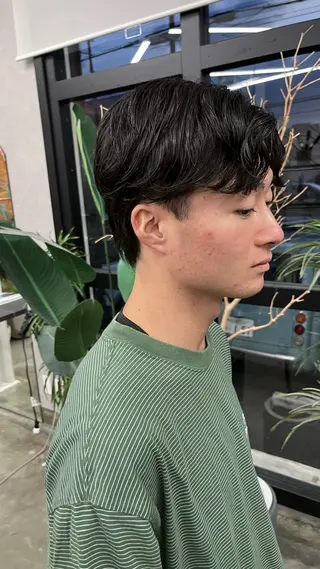 メンズ パーマスタイル特化◎ 永戸圭汰のヘアスタイル