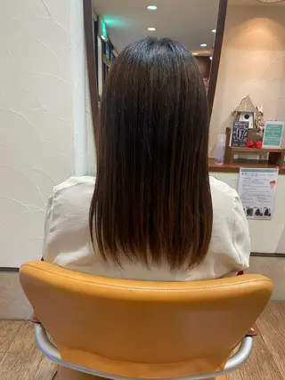 ロング サプリームヘア 飯田みち瑠のヘアスタイル