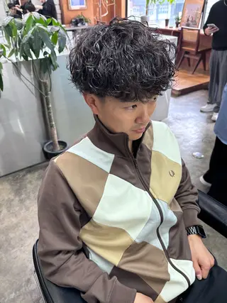 パーマ 土岐 仁/メンズ専門 パーマ特化美容師🌀のヘアスタイル