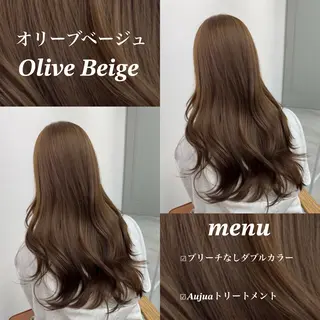 ロング カラー ヘアアレンジ ブリーチなしカラー /新百合ヶ丘/安形翔のヘアスタイル