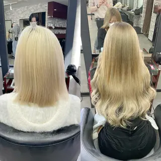 ミディアム 💎エクステ専門店 BIZE梅田🇰🇷のヘアスタイル