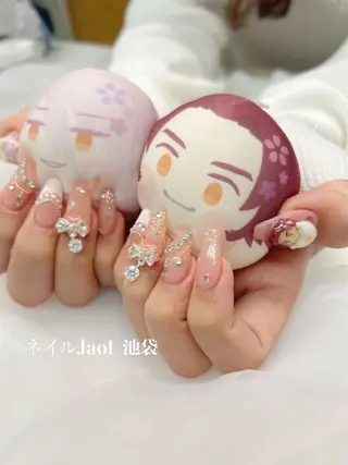 セミロング ネイルJaol 池袋のネイルデザイン
