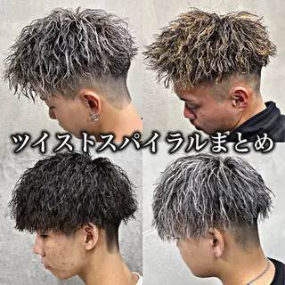 パーマ メンズ ブリーチモデル募集中 /伊藤優真のヘアスタイル
