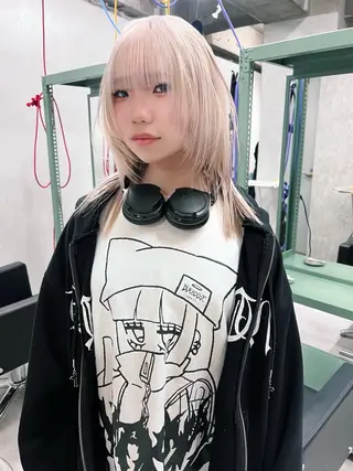 ミディアム カラー 🧡色落ちまで2度 楽しめる🧡ヨシキのヘアスタイル