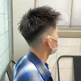 メンズ 渋谷/フェード/ 國分 翔のヘアスタイル