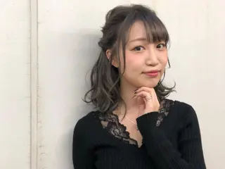 セミロング カラー 及川 祐輔のヘアスタイル