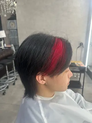 カラー メンズ 廣瀨 紅葉のヘアスタイル