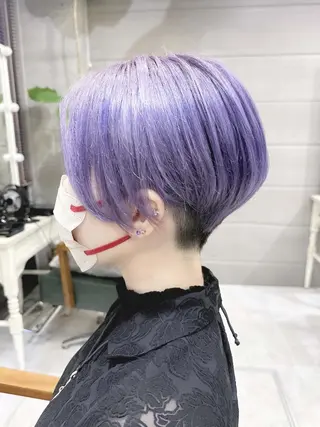 ショート カラー ヘアアレンジ Days 透明感カラーのヘアスタイル