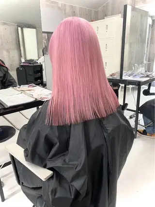 ミディアム カラー ハイトーン/ゆるふわ 🧚𖥔ׁTOMO♡のヘアスタイル