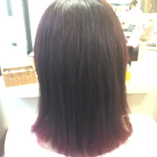 ミディアム カラー 透け感/くびれヘア/ レイヤー/カズキ🍭のヘアスタイル