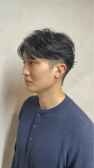 ショート パーマ 石井 圭祐のヘアスタイル