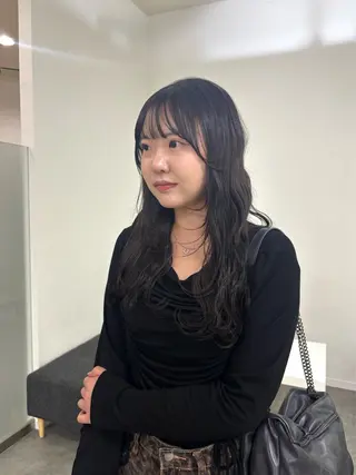 ロング カラー デザインカラー 🥣EMIKA♡彡のヘアスタイル